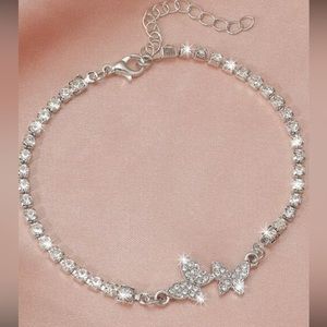 Women’s bracelet butterfly fashion rhinestone  NEW